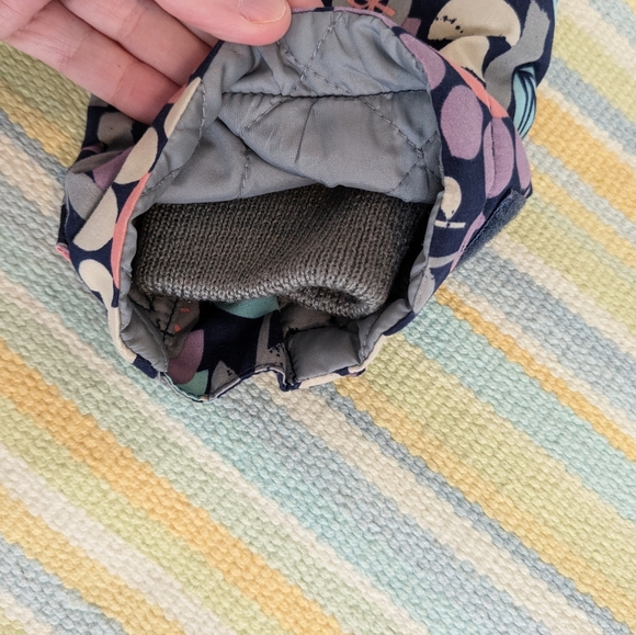 ⭐ Hanna Andersson floral winter coat size 110 / 4 - Picture 4 of 13